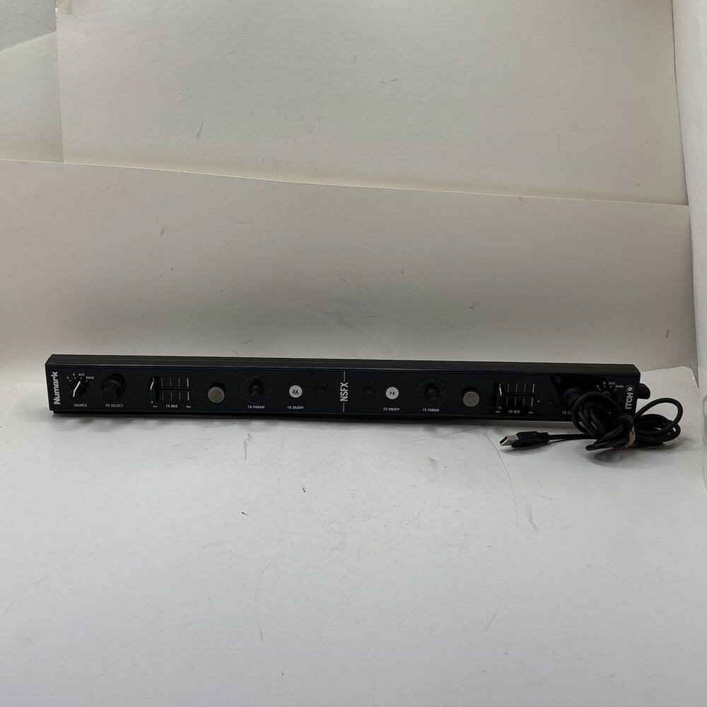 Black Numark Itch USB FX Strip DJ Effects Control Surface Controller NSFX AS-IS
